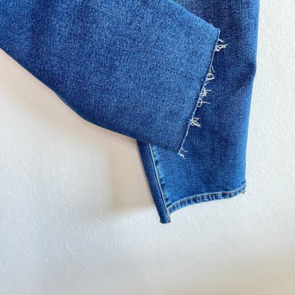 NEW Good American The Weekender Jeans Straight Leg Denim Indigo394 - Size 14/32 - Picture 6 of 9